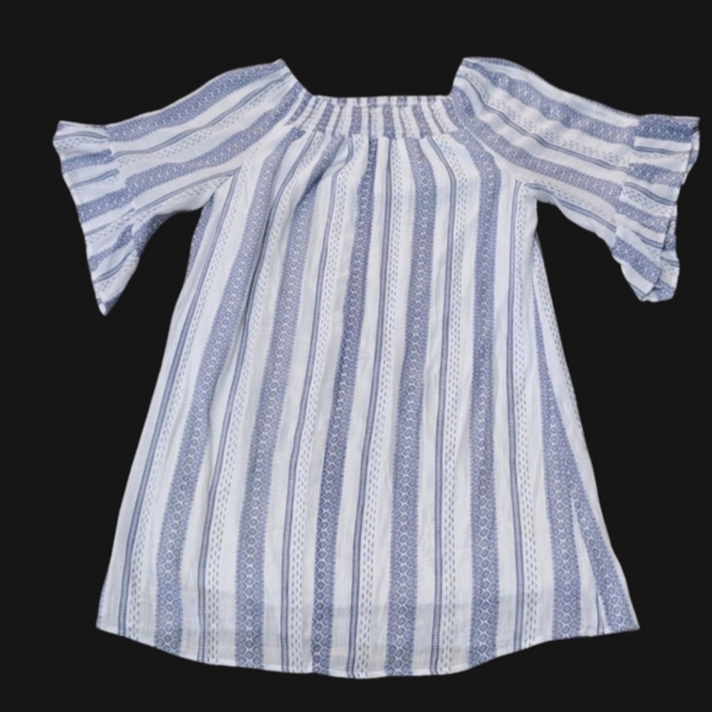 Mille Gabrielle Shift White Summer Bojo Dress size 3X